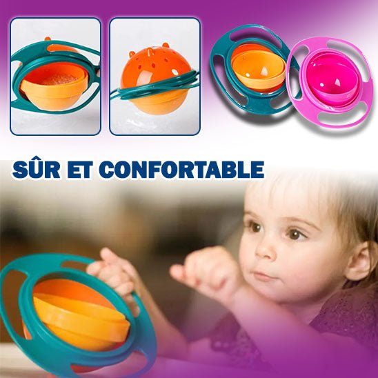 Bol anti renversement I SafeBol™ - L'univers des kids