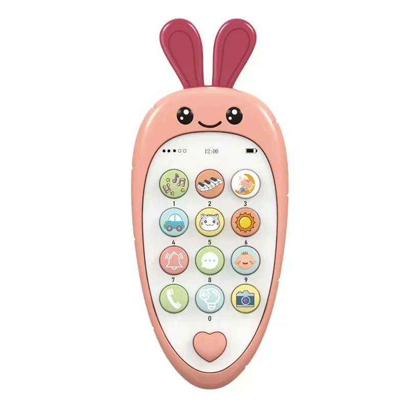 Téléphone en jouet lapin rose